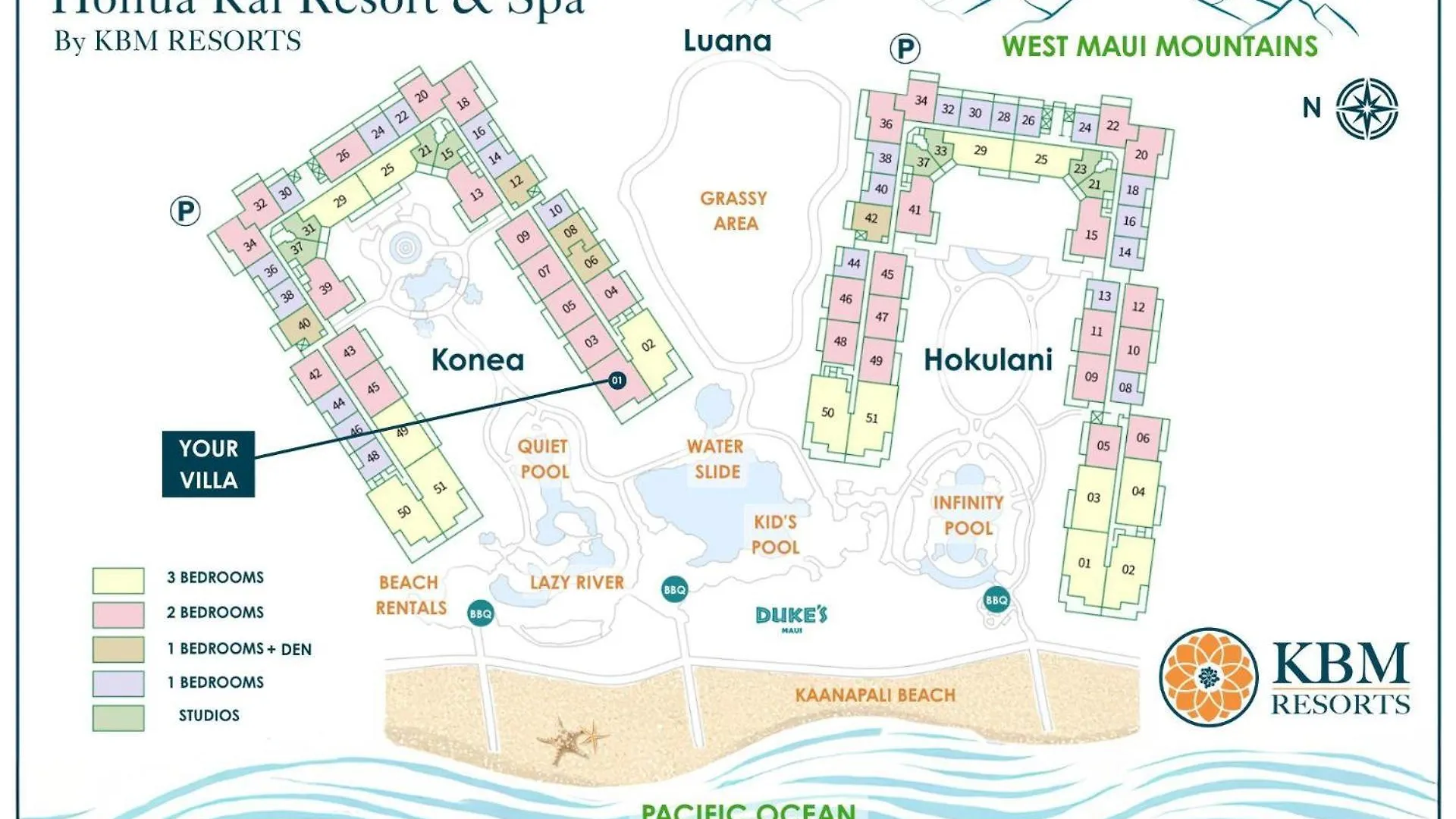 Kbm Resorts Spacious 4-Bedroom Honua Kai Konea Collection Multi Unit Listing Same Floor Ocean Views 2 Free Rental Cars Hkk-20103 Kaanapali